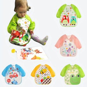 Tablier pour bébé à manches longues