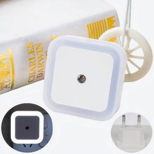 Mini lampe LED carrée avec capteur de mouvement sans fil