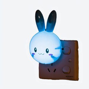 Lampe à applique murale en forme de lapin