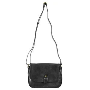 Tilleul - Sac porté travers à rabat Noir