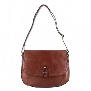 Tilleul - Grand porté travers à rabat Marron