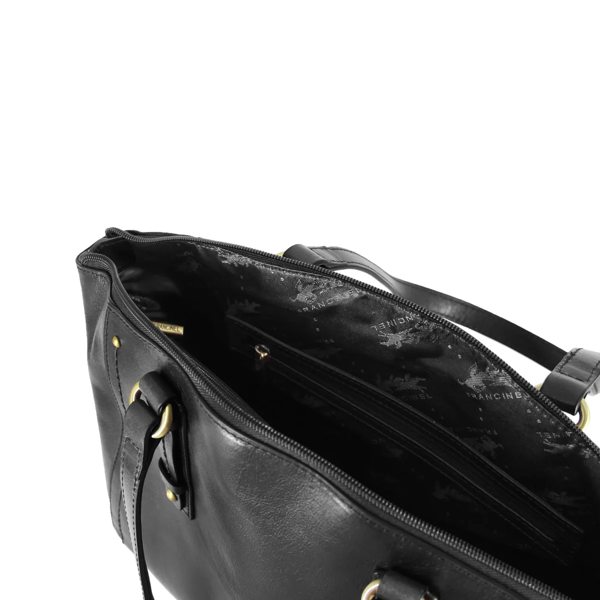 Tilleul - Sac shopping Noir – Image 5