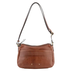 Valia - Sac porté travers Marron