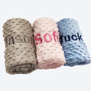 Couverture d’emmaillotage personnalisée pour bébé