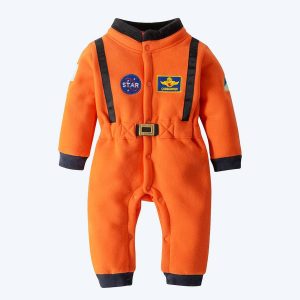 Déguisement bébé astronaute orange body