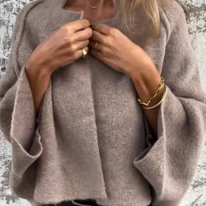 Cardigan Ouvert Femme en Maille Premium Oversize – Couche Chaude et Luxueuse