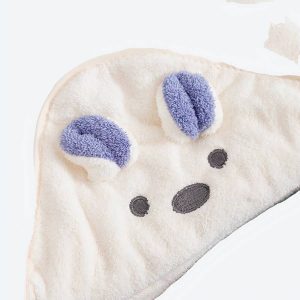 Serviette de bain en velours pour nouveau-né