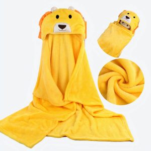Serviette à capuche pour nouveau-né