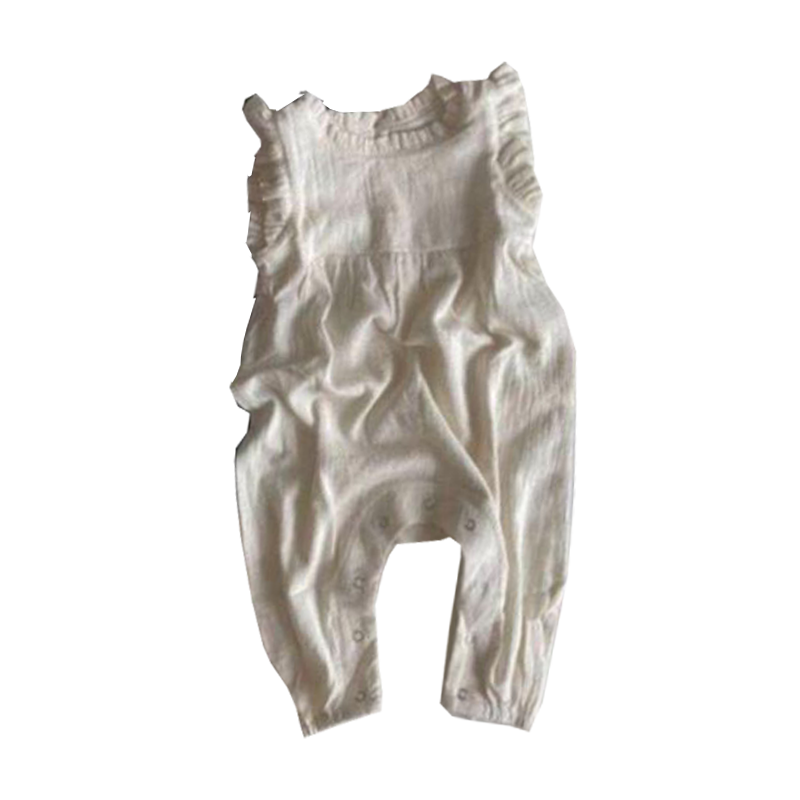 Barboteuse en lin pour bébé – Image 6