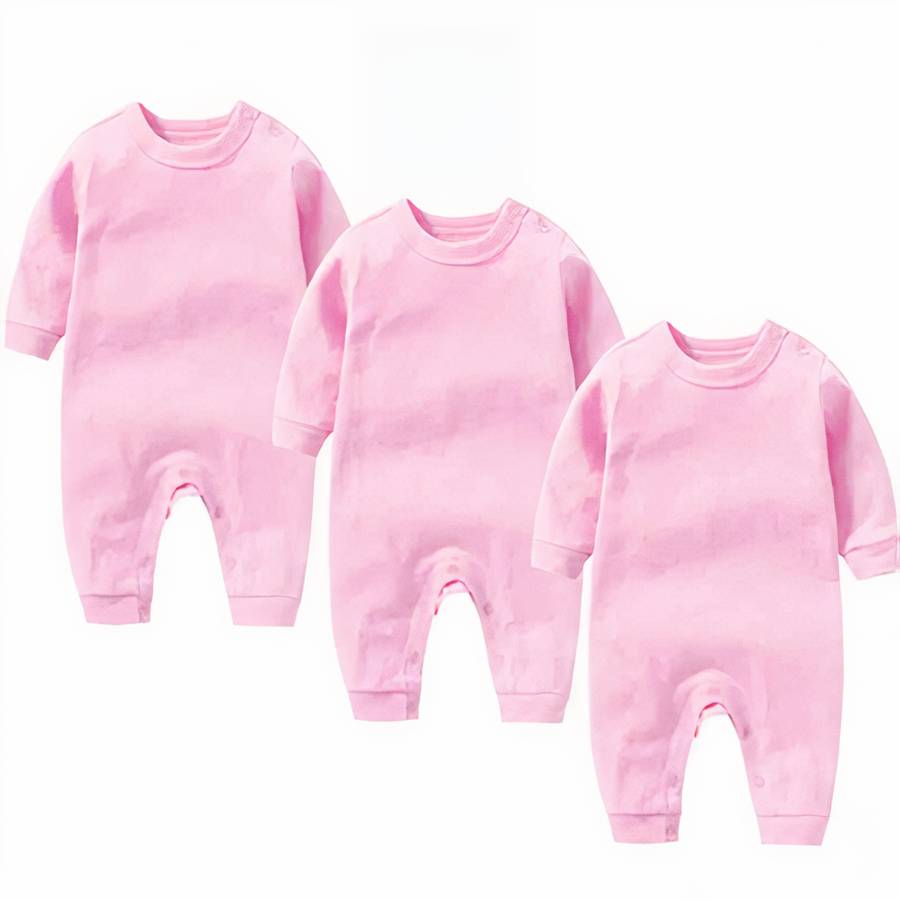 Barboteuse en coton doux à manche longue – Image 9