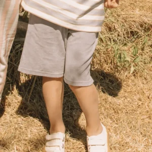 Bermuda Basile Terry Bleu Silver