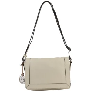 Alba - Sac porté travers à rabat Beige