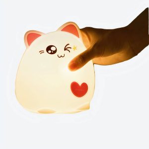 Veilleuse en silicone avec chargeur USB