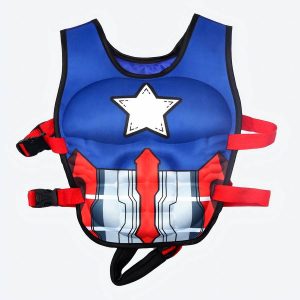 Gilet de natation à motif de super héros pour enfant