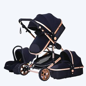 Poussette haute pour bébé