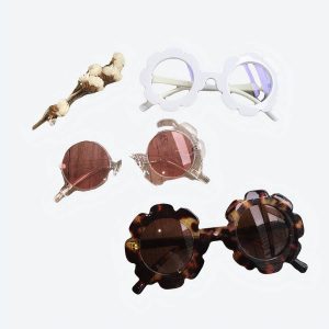 Lunettes de soleil pour bébé en forme de fleur