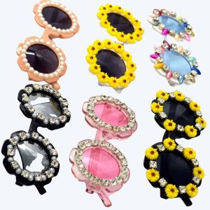 Lunettes de soleil florales pour enfants