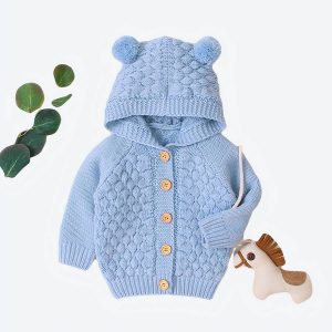 Cardigan d’hiver pour nouveau-né