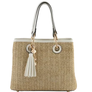 Prudence - Porté main Beige/ Blanc