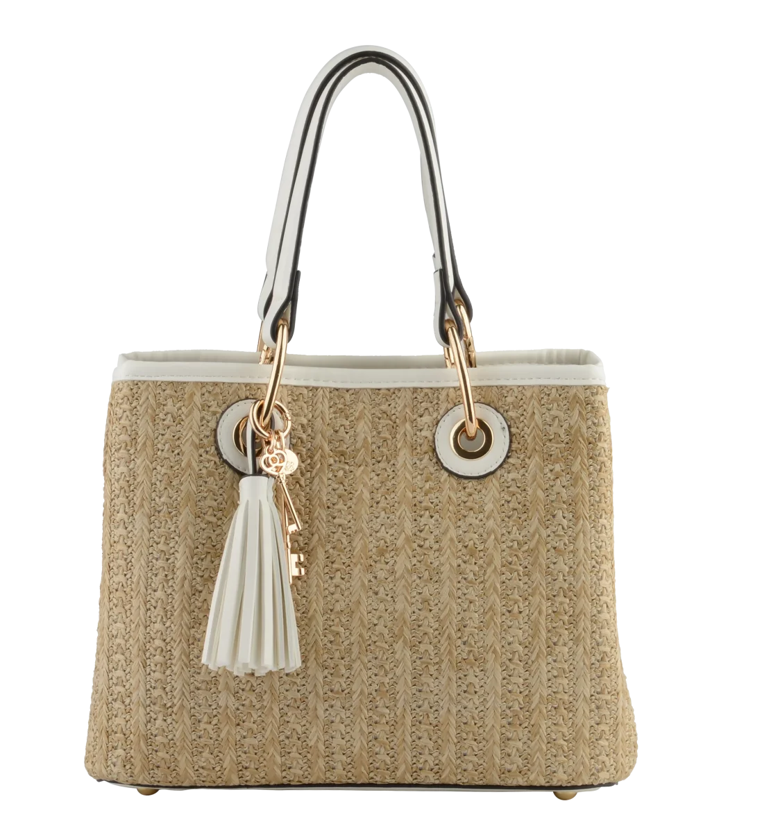 Prudence - Porté main Beige/ Blanc – Image 2