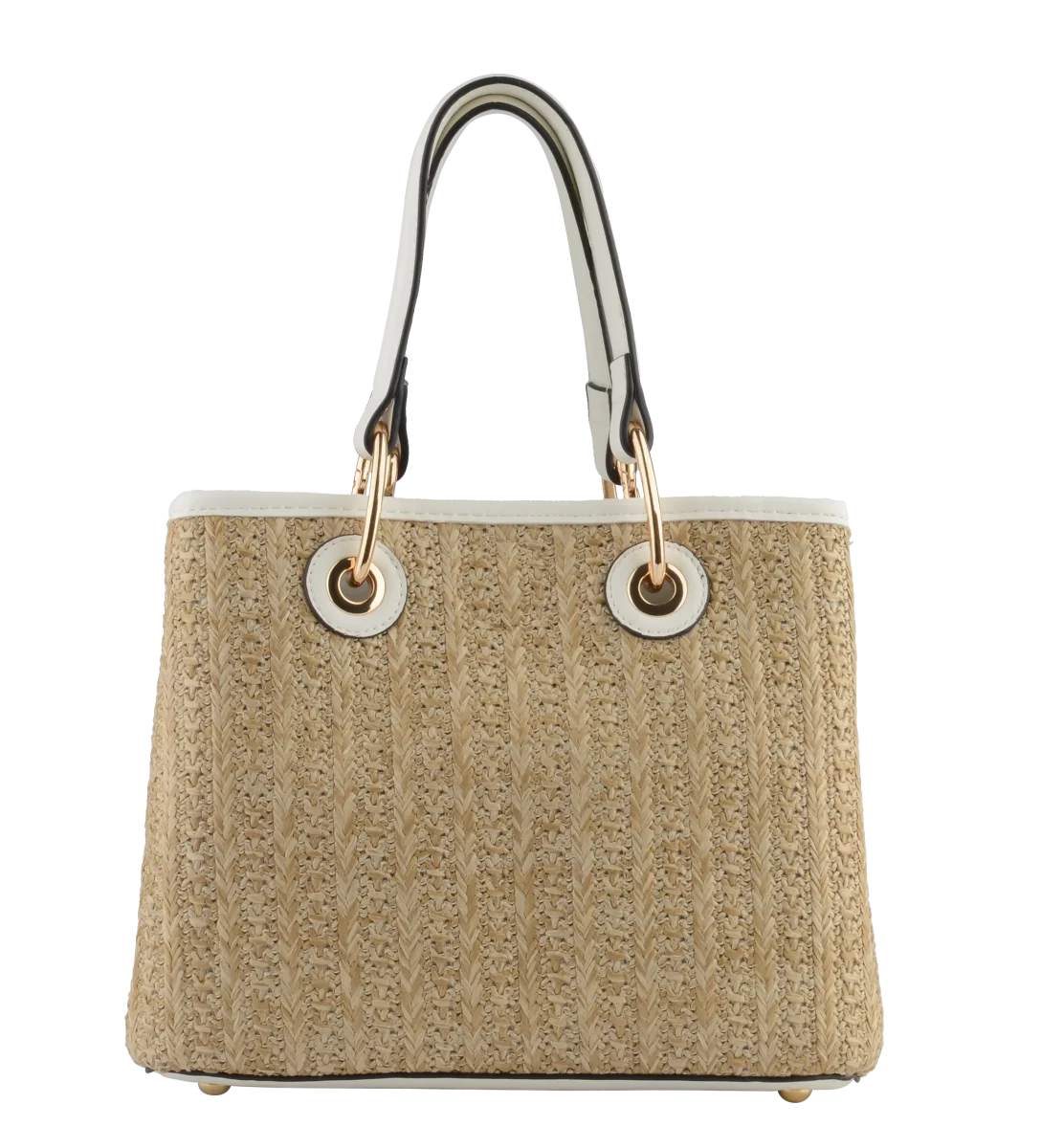 Prudence - Porté main Beige/ Blanc – Image 5