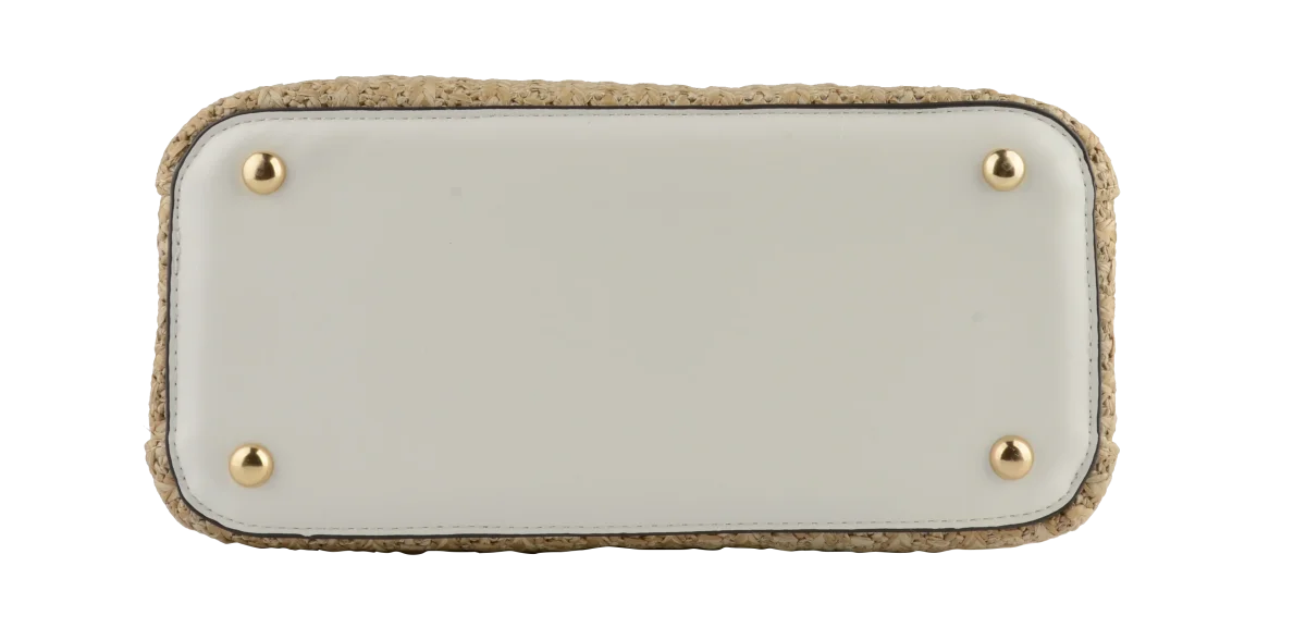 Prudence - Porté main Beige/ Blanc – Image 6