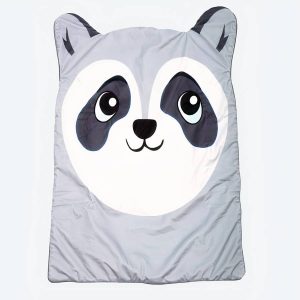Jolie couverture chaude et douce en forme de raton laveur  pour bébé