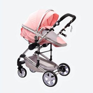Poussette de luxe portable pour bébé