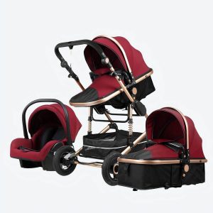 Poussette 3-en-1 moderne pour bébé