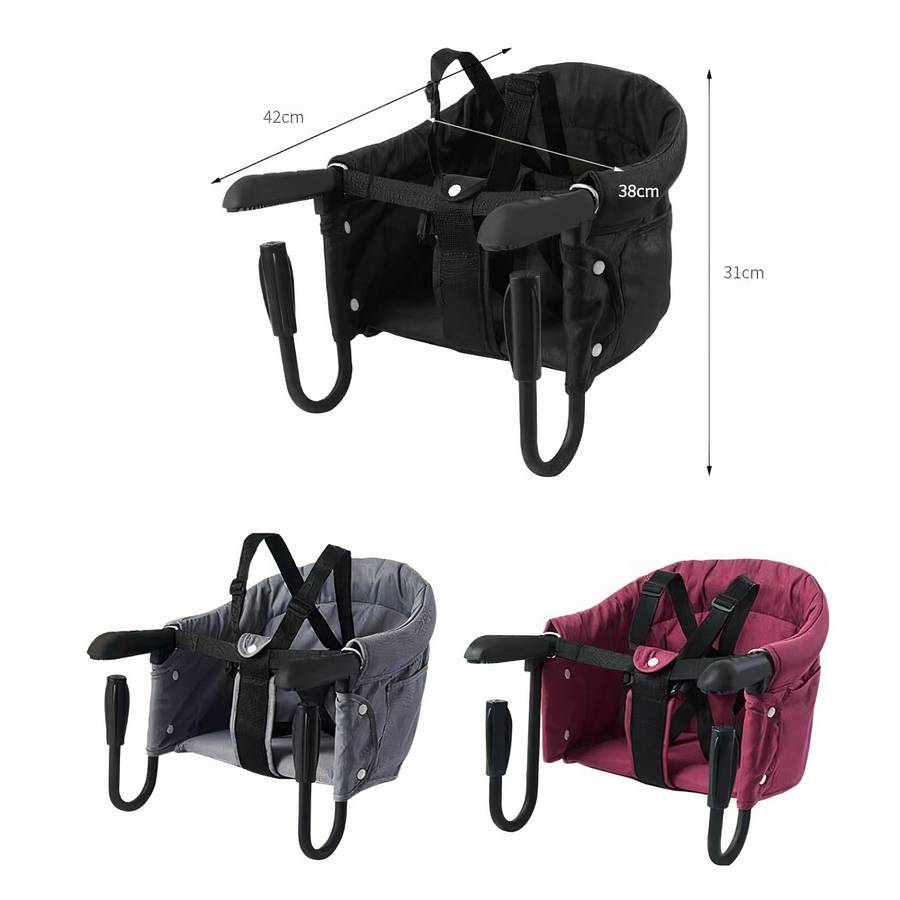 Chaise bébé haute pliable et portable – Image 3