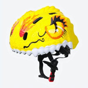 Casque de vélo à motif de dinosaure 3D pour enfants