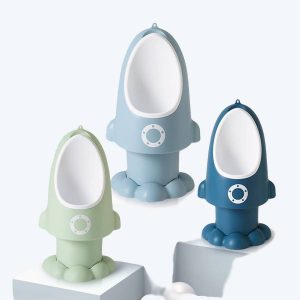 Urinoir en forme de fusée pour petit garçon
