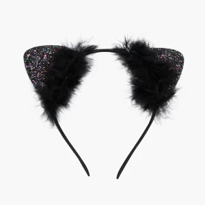 Serre-tête oreilles de chat Halloween