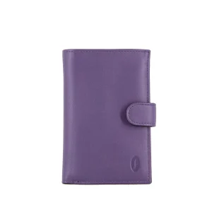 Casual - Portefeuille à bouton pression Violet