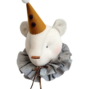 Ours Trophée mural beige ocre