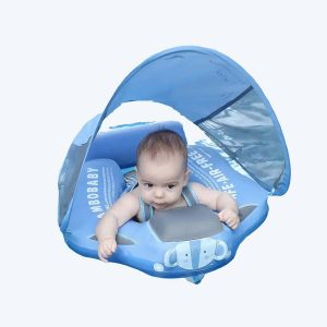 Bouée pour bébé  avec ombrelle anti-UV nouvelle génération