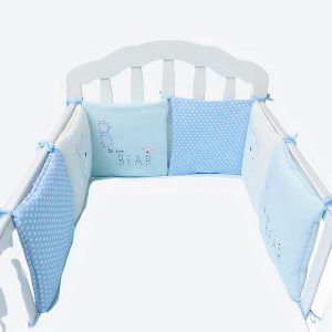 Tour de lit anti-choc motif ours pour bébé