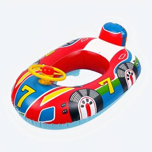 Bateau gonflable pour bébé en forme de voiture