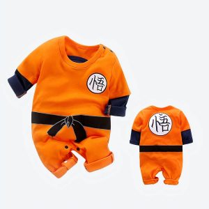Grenouillère de style DBZ pour bébé