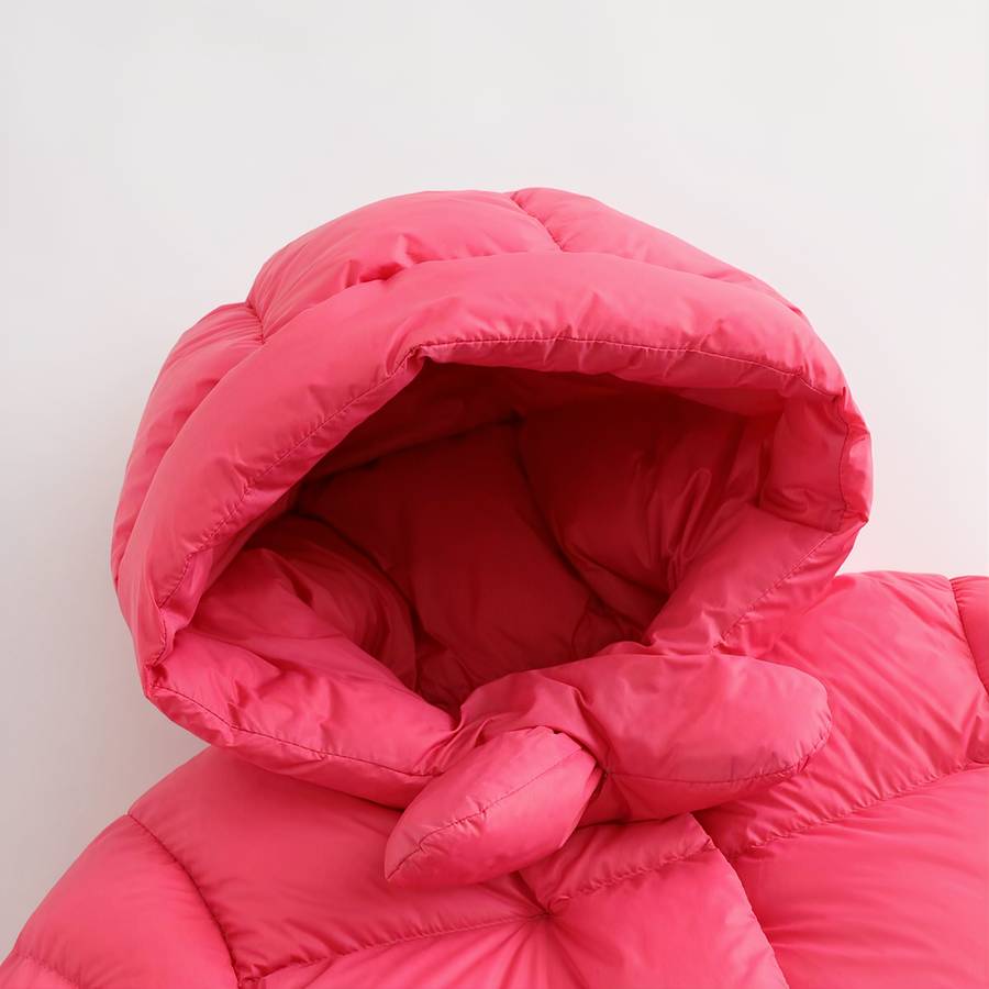 Doudoune bébé fille rose douillette – Image 3