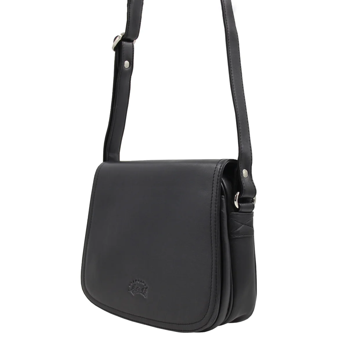 Classic - Sac porté travers à rabat Noir – Image 3