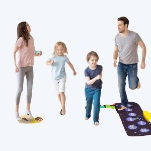 Tapis d’éveil musical multifonction couleur arc en ciel pour enfants