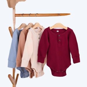 Body en maille côtelée pour bébés