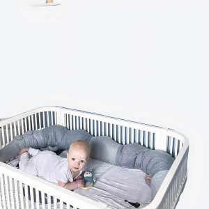 Tour de lit crocodile en coton pour bébé