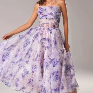 Robe Midi Élégante pour Femme avec Coupe Structurée