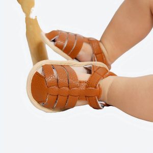 Sandales plates d’été pour bébé garçon et fille