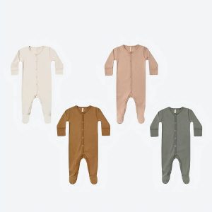 Barboteuse en coton biologique pour nouveau-né