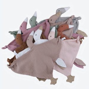 Serviette doudou vintage pour nouveau né