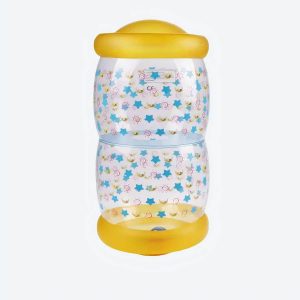 Jouet gonflable bébé rouleau jaune a étoile