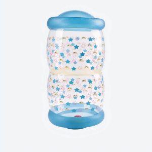 Jouet gonflable bébé rouleau bleu a étoile